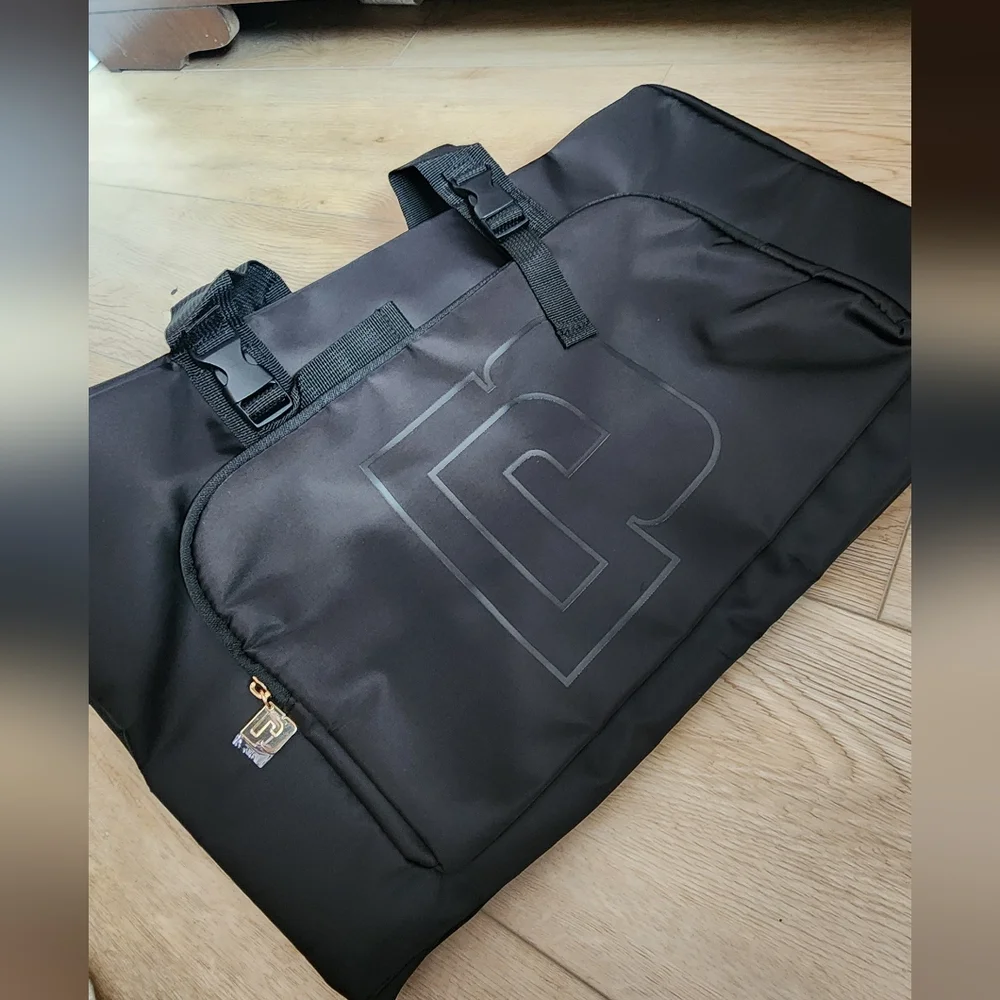 Paco Rabanne XL Black Bag Travel Gym Weekender Duffle Bag Unisex New